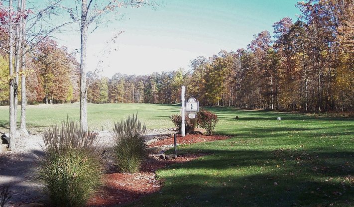 Treasure Lake golf on the Silver Course, number 3 tee and fairway. Treasure Lake - Dubois, PA