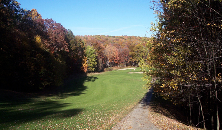Treasure Lake Silver Golf Course number 13 fairway and green. Treasure Lake - Dubois, PA