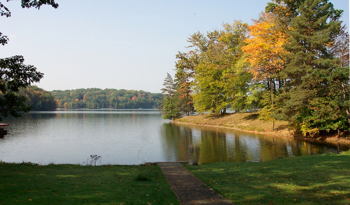 Treasure Lake Seasonal Landscape Scene